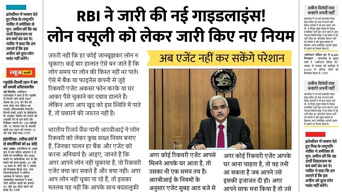 RBI Loan Recovery Rules